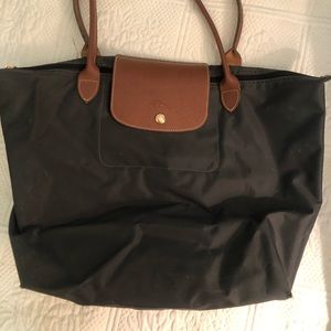 Longchamp Le Pliage Large Slate Grey